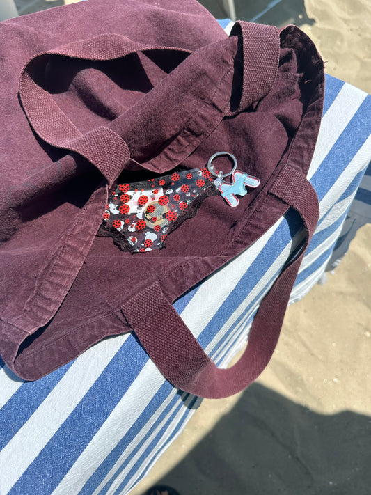 Ladybug Black Panties