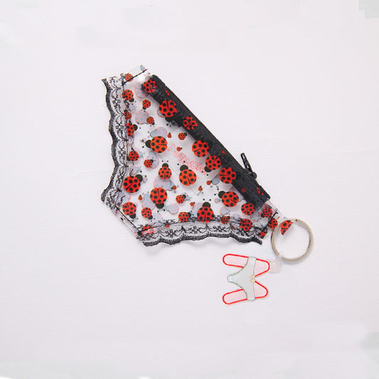 Ladybug Black Panties