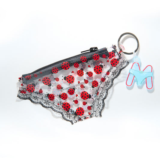 Ladybug Black Panties
